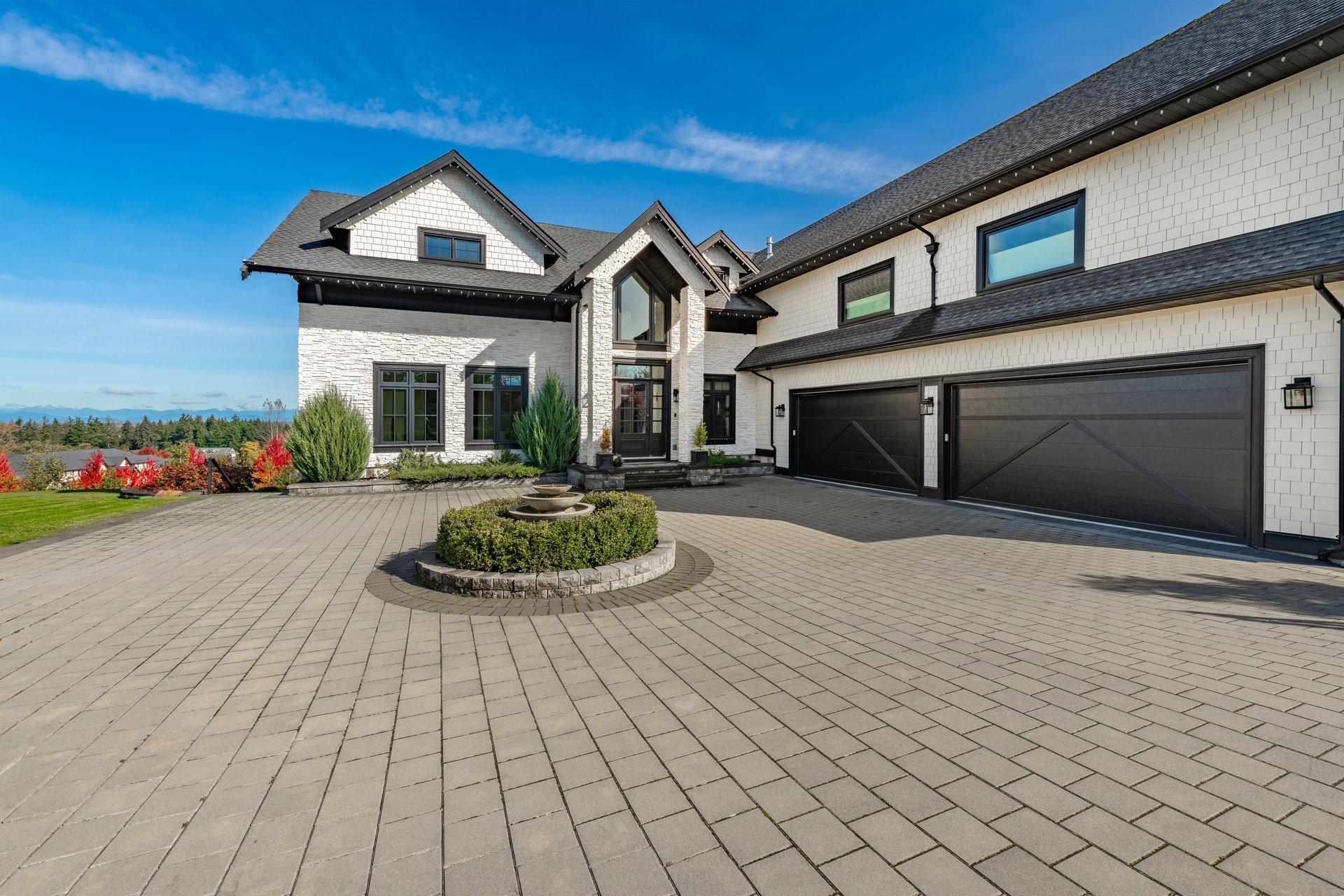 Beautiful completed driveway with block paving